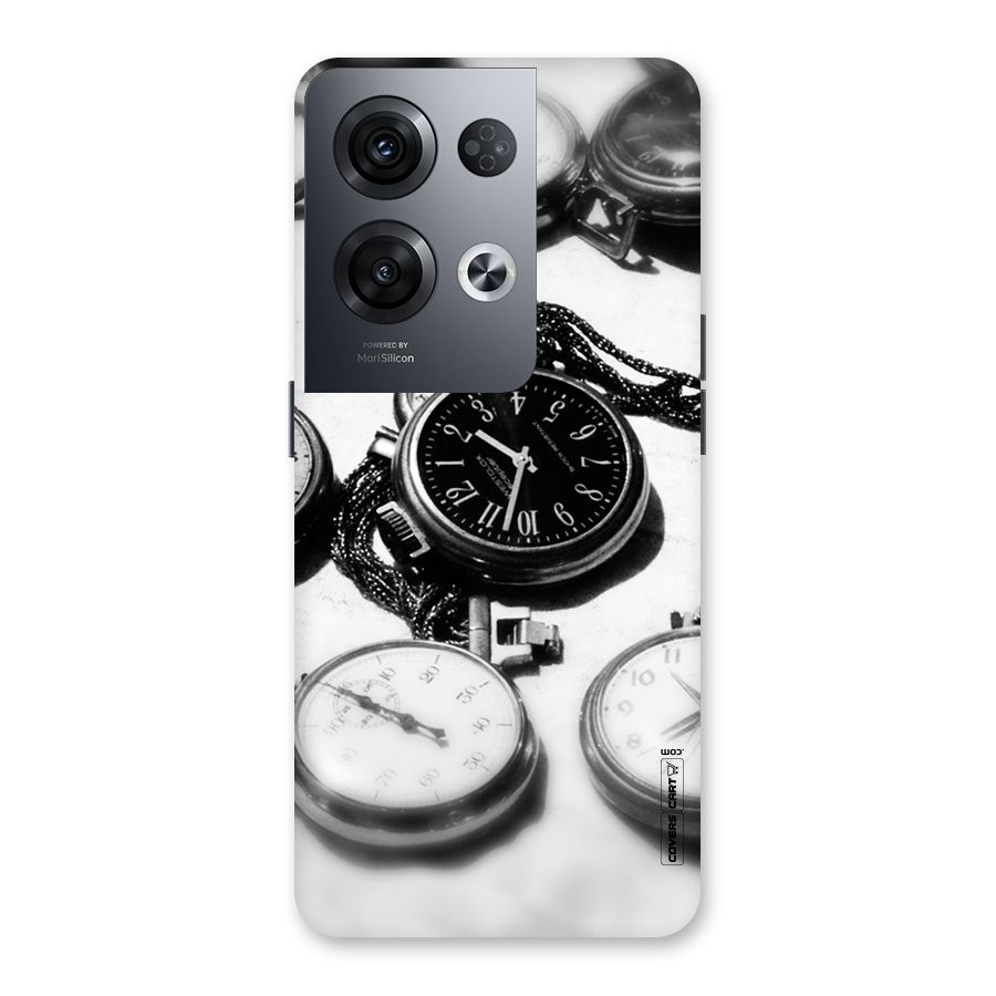Clock Collection Back Case for Oppo Reno8 Pro 5G