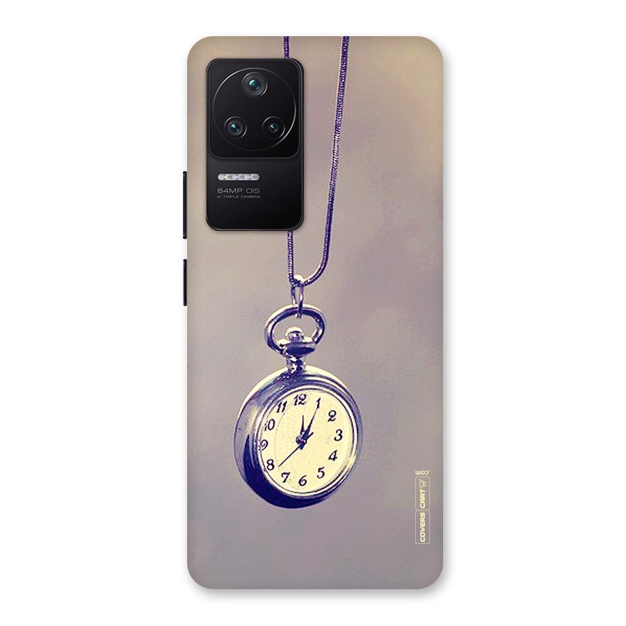 Clock Locket Back Case for Poco F4 5G