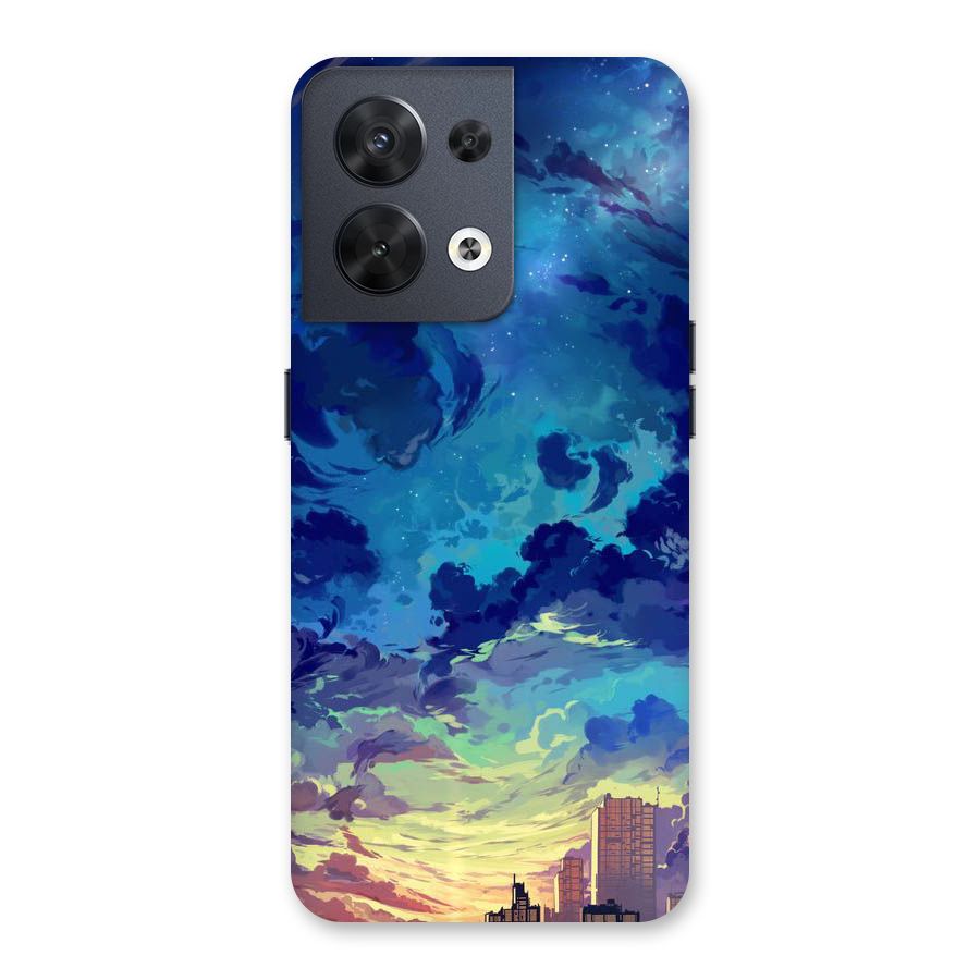 Cloud Art Back Case for Oppo Reno8 5G