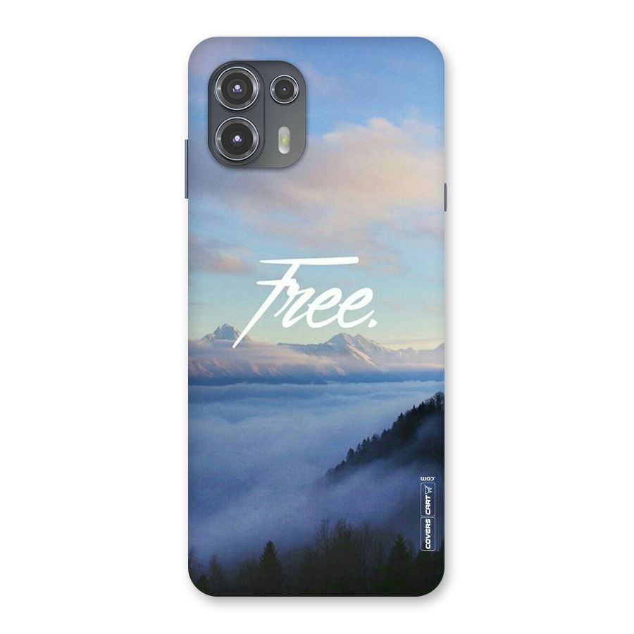 Cloudy Free Back Case for Motorola Edge 20 Fusion