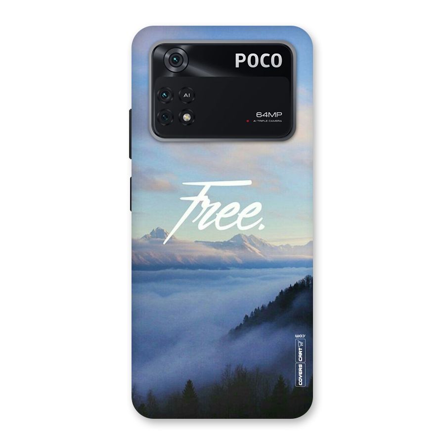 Cloudy Free Back Case for Poco M4 Pro 4G
