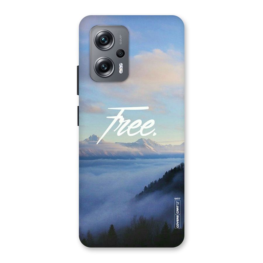 Cloudy Free Back Case for Redmi K50i