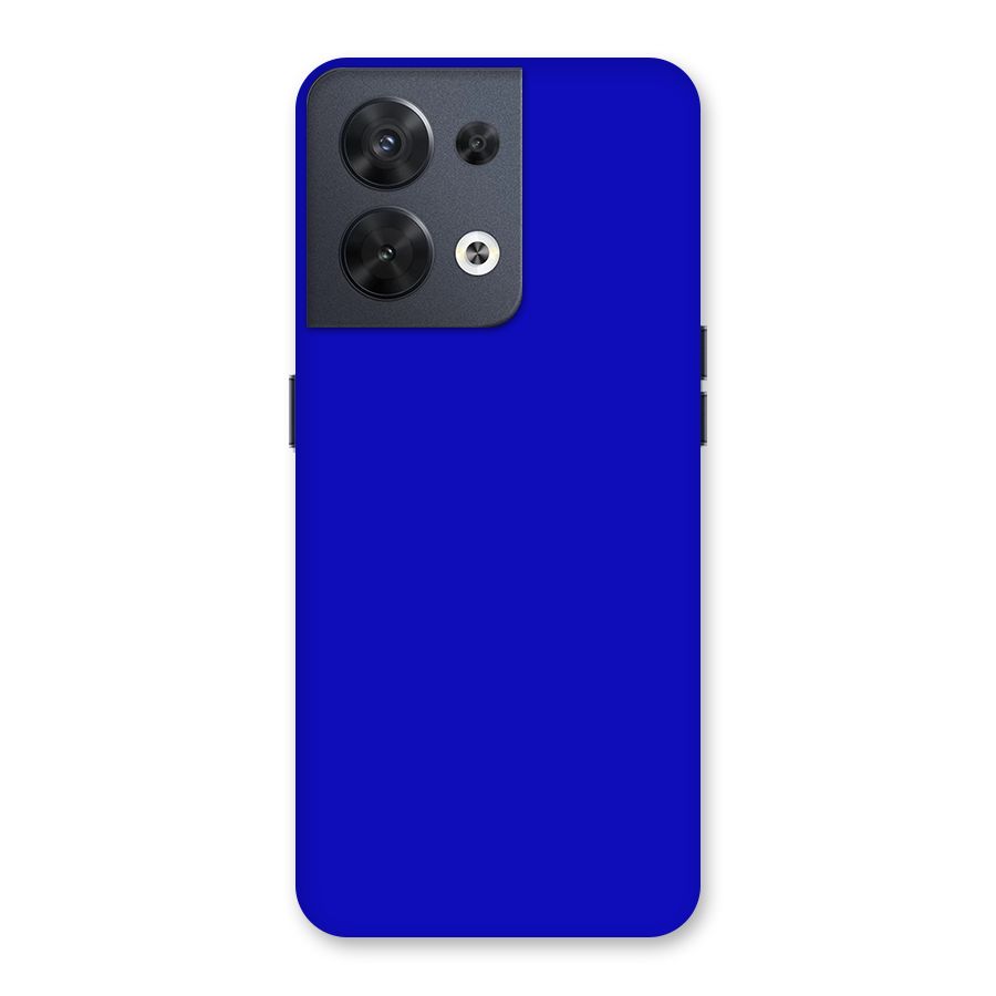 Cobalt Blue Back Case for Oppo Reno8 5G