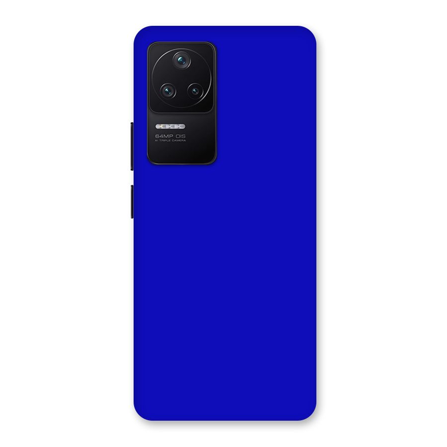 Cobalt Blue Back Case for Poco F4 5G
