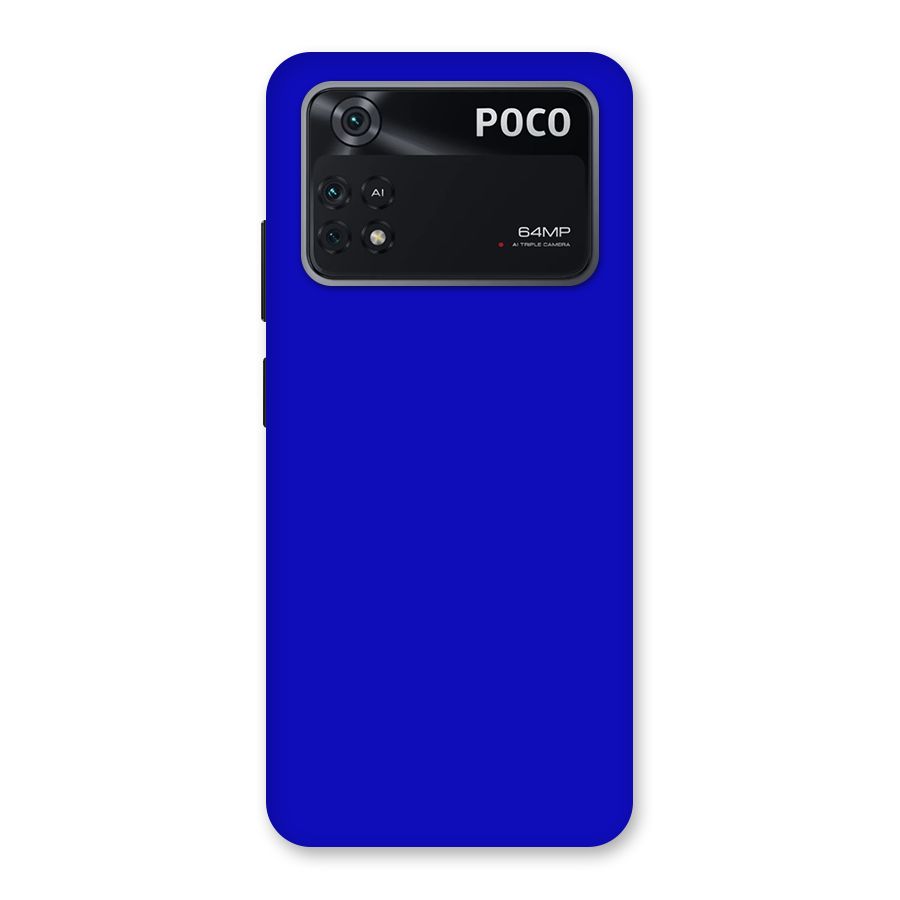 Cobalt Blue Back Case for Poco M4 Pro 4G