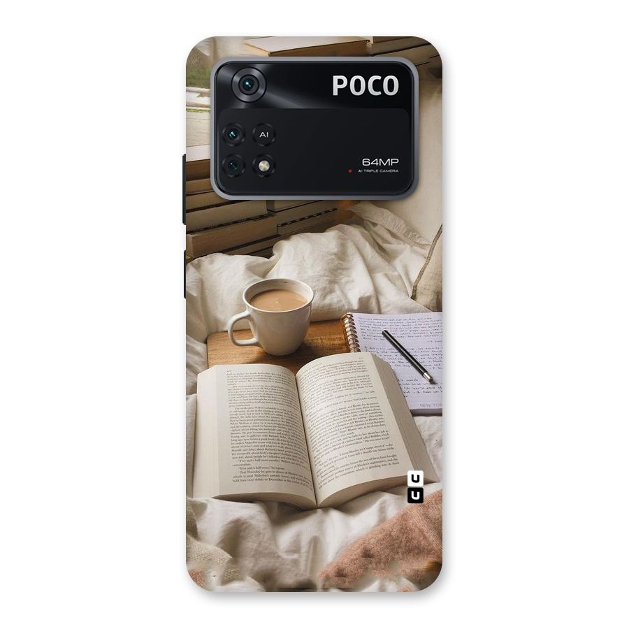 Coffee And Books Back Case for Poco M4 Pro 4G