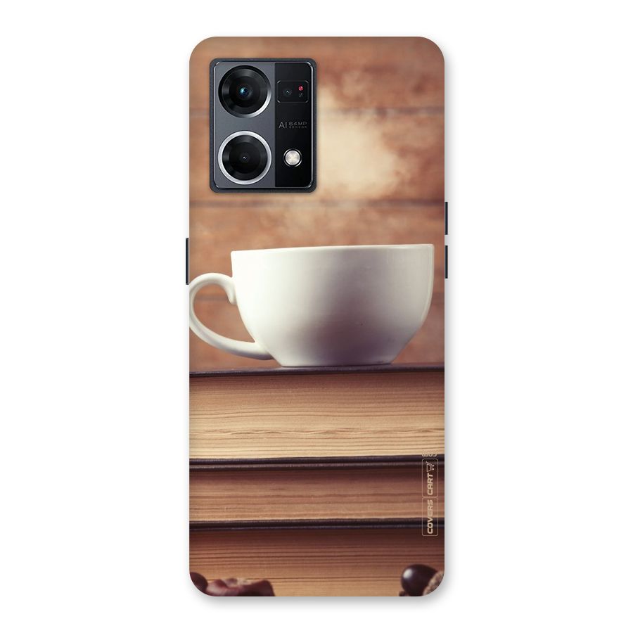 Coffee And Bookworm Glass Back Case for Oppo F21 Pro 5G