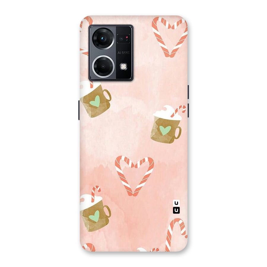 Coffee And Candies Glass Back Case for Oppo F21 Pro 5G
