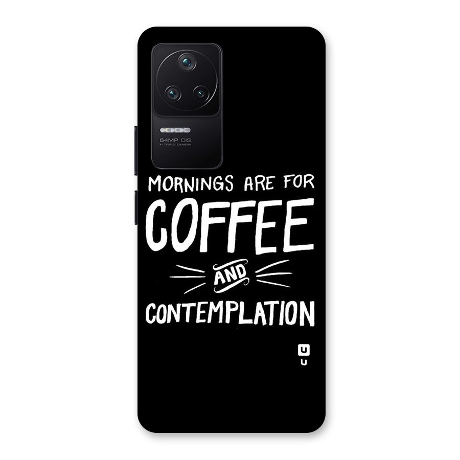 Coffee And Contemplation Back Case for Poco F4 5G