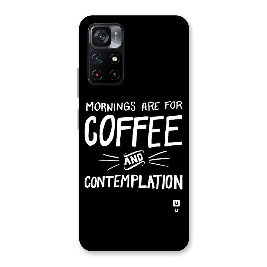 Coffee And Contemplation Back Case for Poco M4 Pro 5G