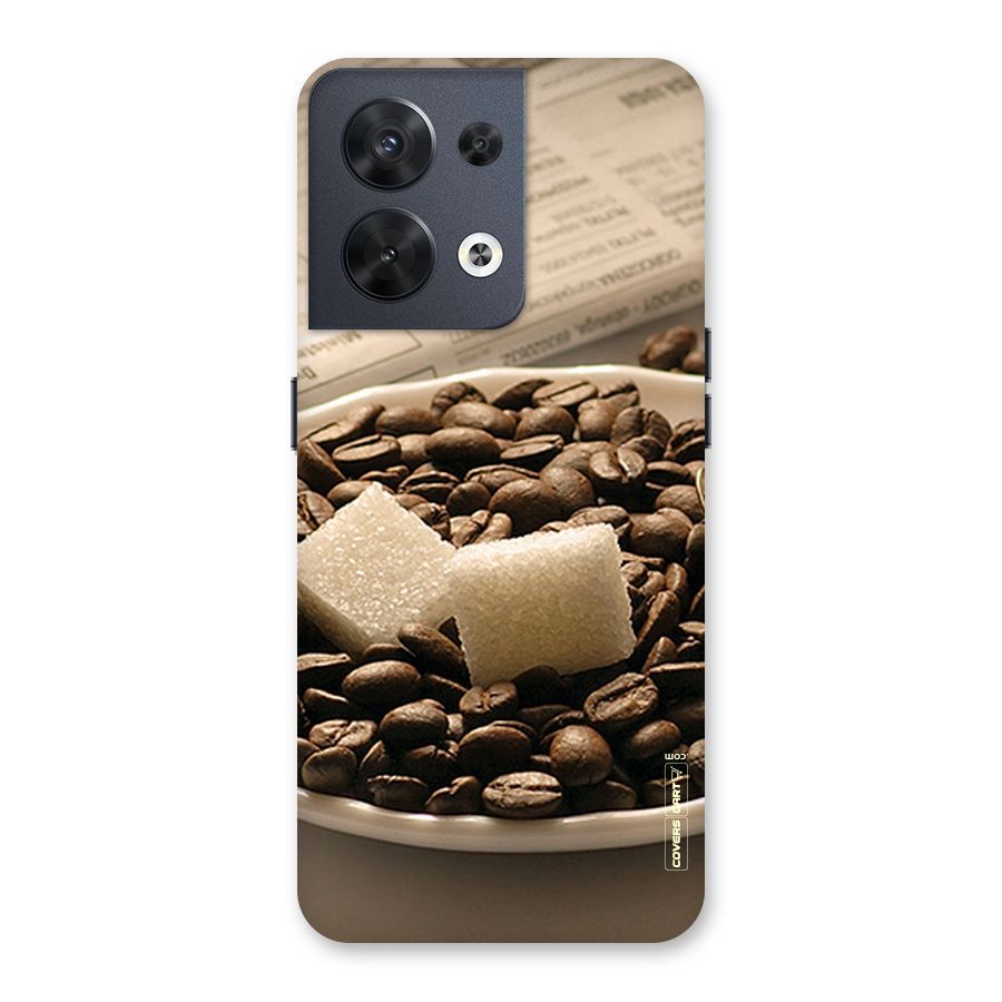 Coffee And Sugar Cubes Back Case for Oppo Reno8 5G