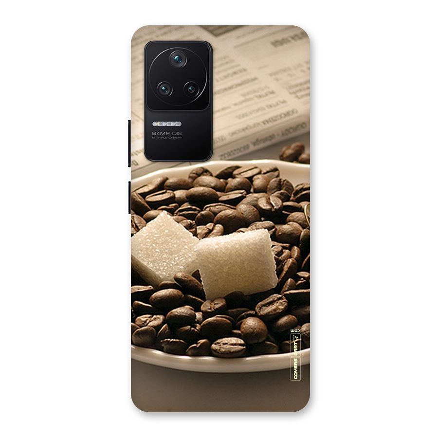 Coffee And Sugar Cubes Back Case for Poco F4 5G