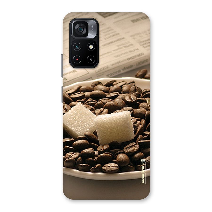 Coffee And Sugar Cubes Back Case for Poco M4 Pro 5G