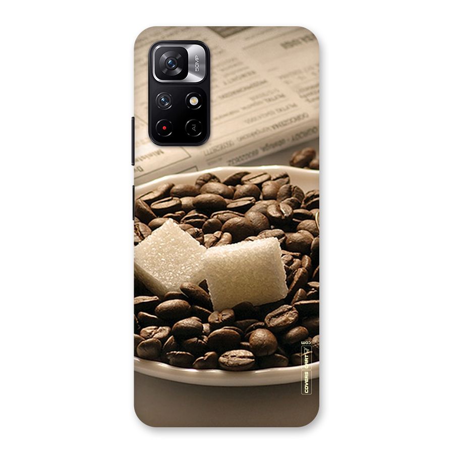 Coffee And Sugar Cubes Back Case for Redmi Note 11T 5G