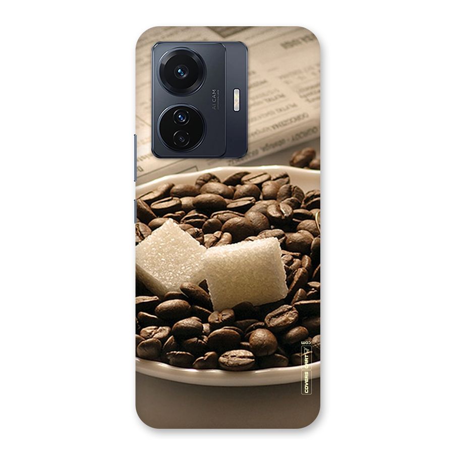 Coffee And Sugar Cubes Back Case for Vivo T1 Pro