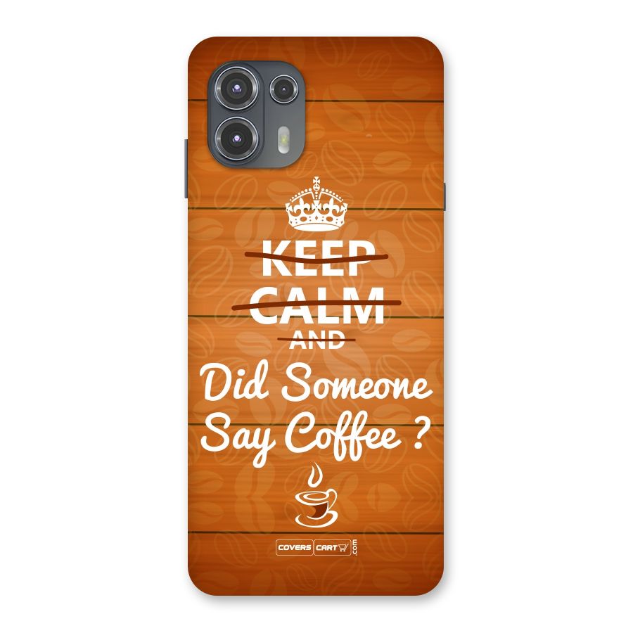 Coffee Ardour Back Case for Motorola Edge 20 Fusion