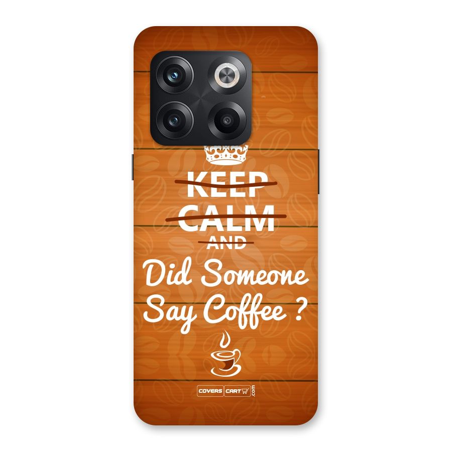 Coffee Ardour Back Case for OnePlus 10T