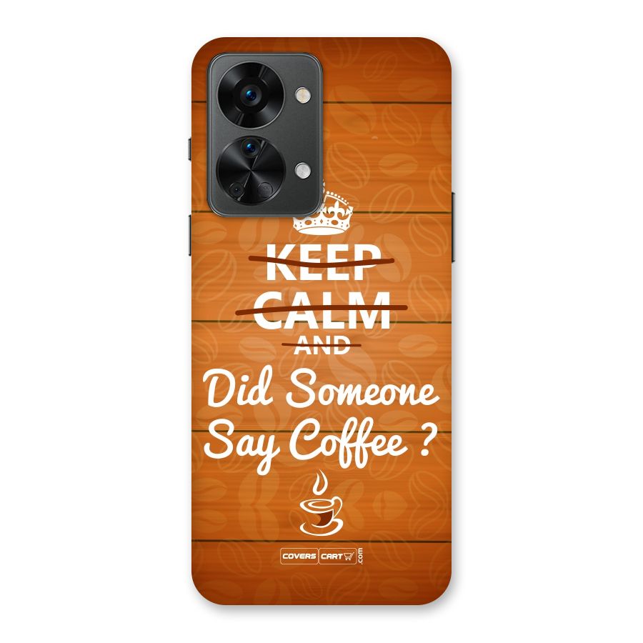 Coffee Ardour Back Case for OnePlus Nord 2T