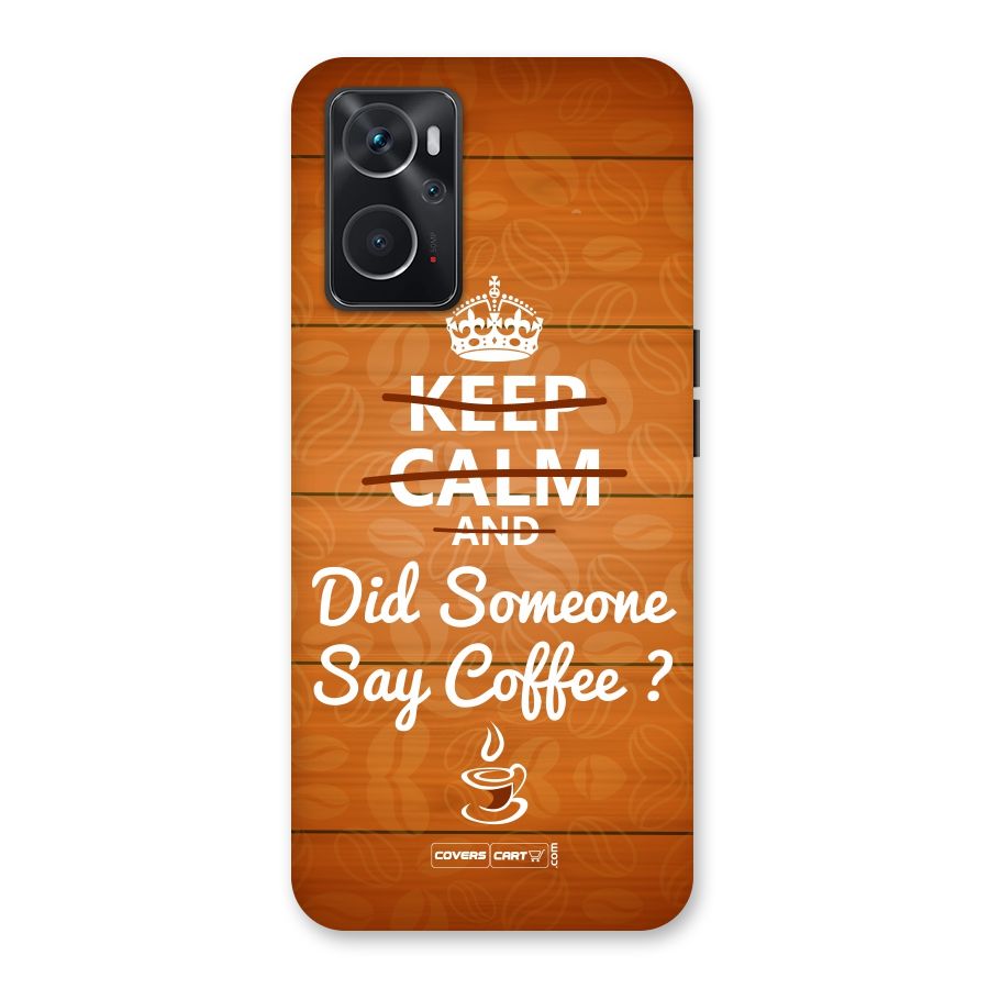 Coffee Ardour Back Case for Oppo K10 4G