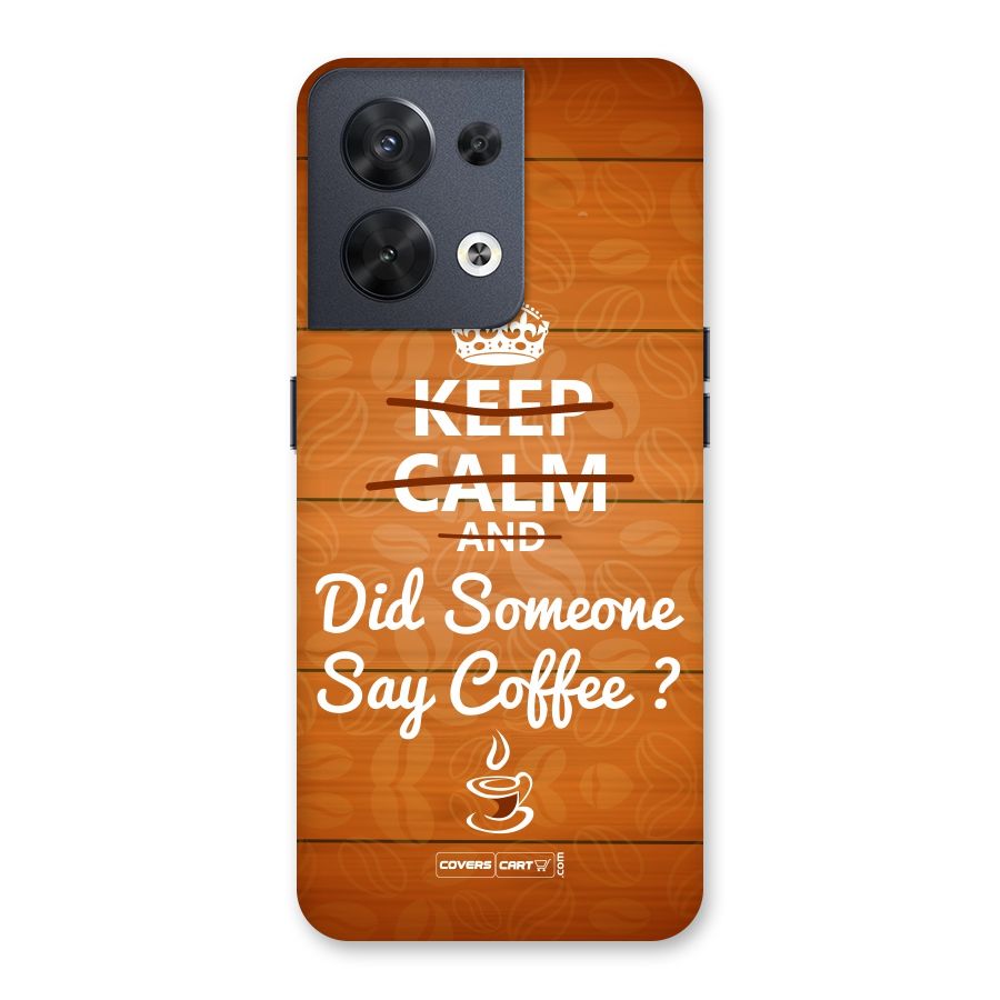 Coffee Ardour Back Case for Oppo Reno8 5G