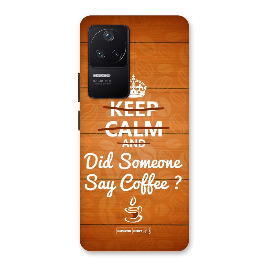 Coffee Ardour Back Case for Poco F4 5G
