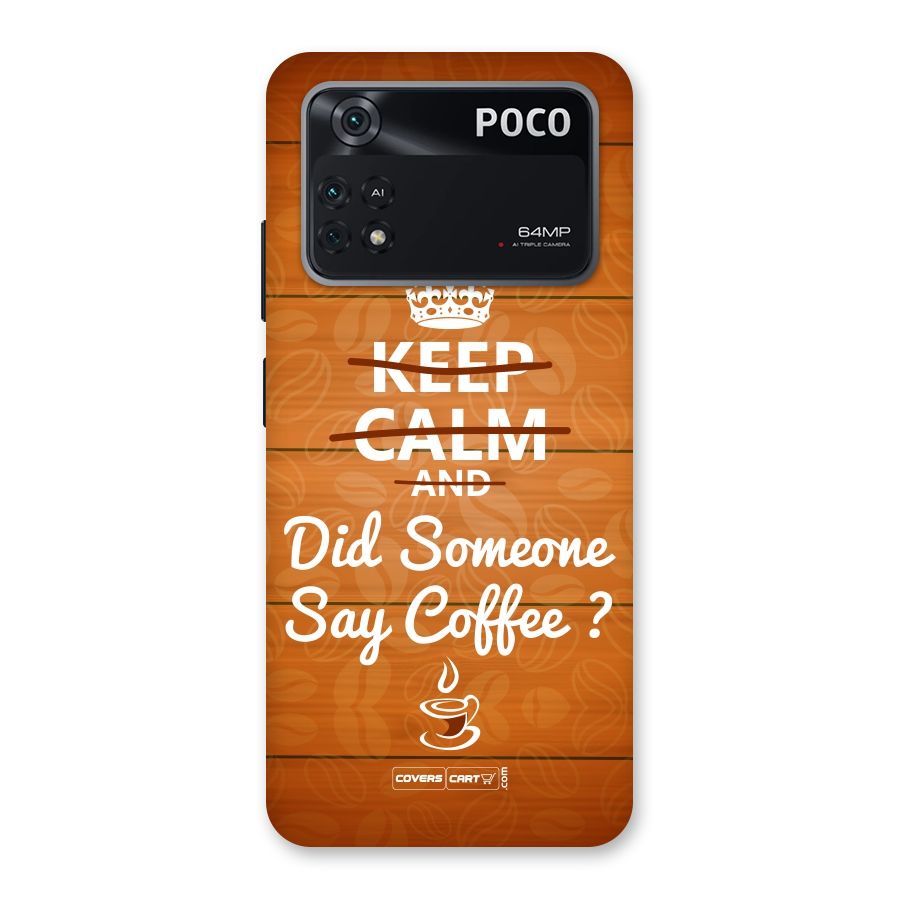 Coffee Ardour Back Case for Poco M4 Pro 4G