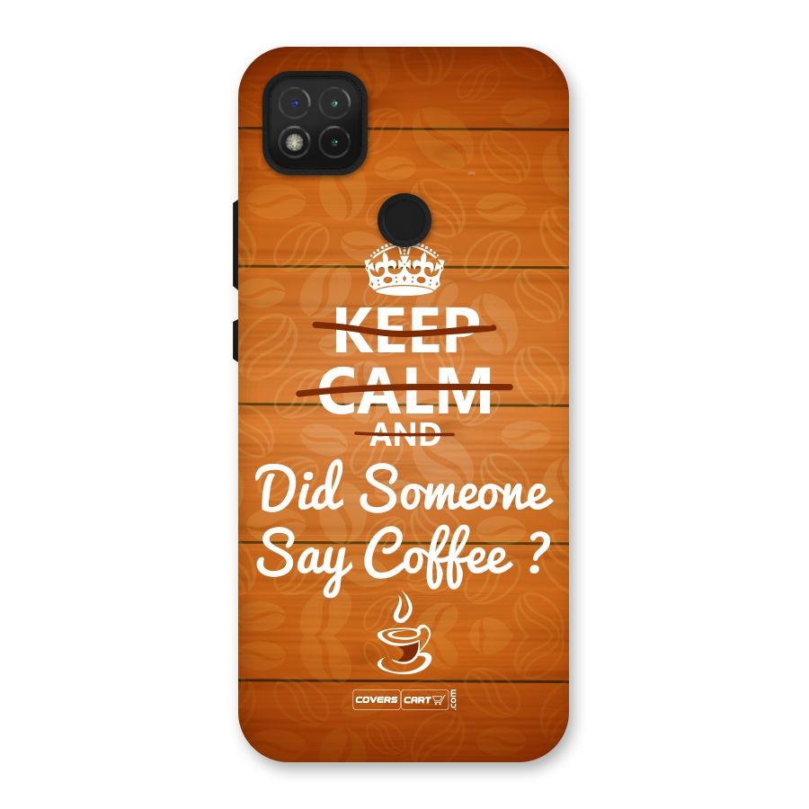 Coffee Ardour Back Case for Redmi 9 Activ