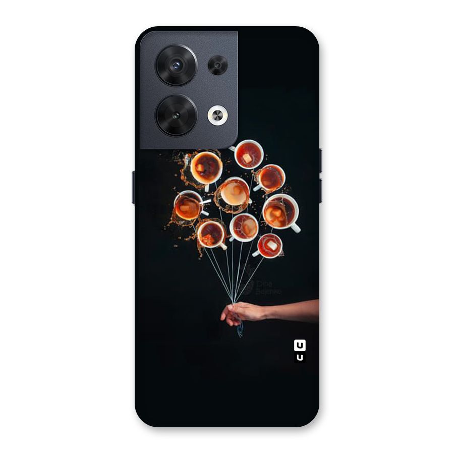 Coffee Balloon Back Case for Oppo Reno8 5G