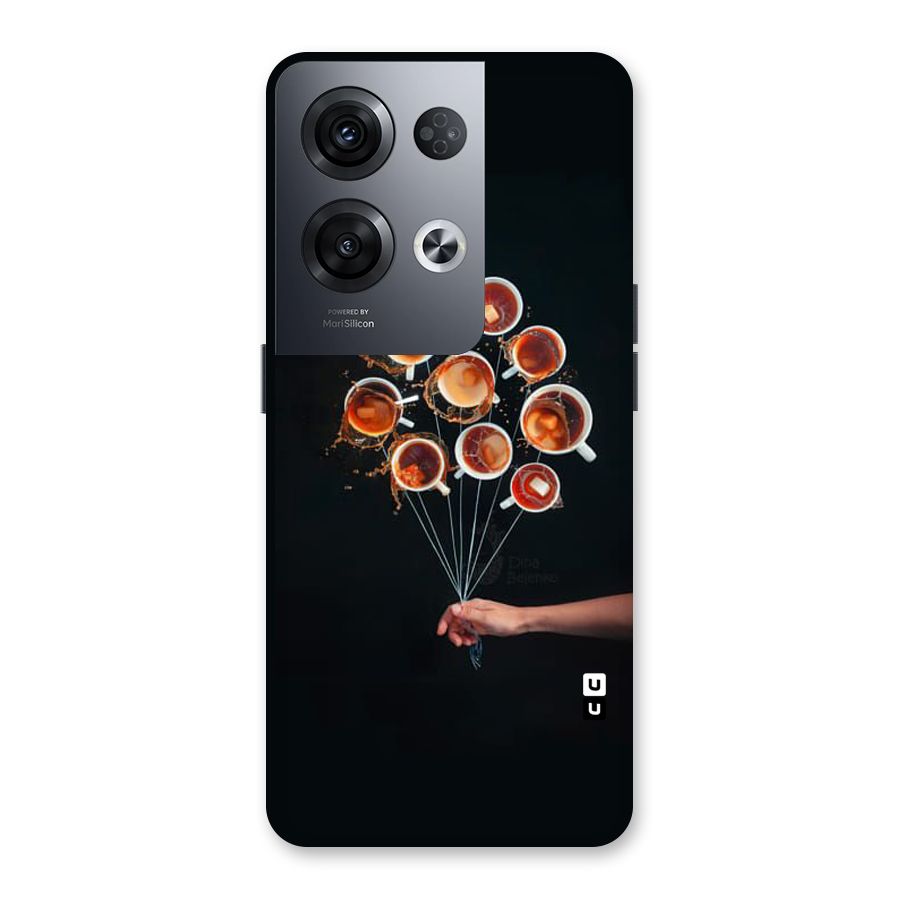 Coffee Balloon Back Case for Oppo Reno8 Pro 5G