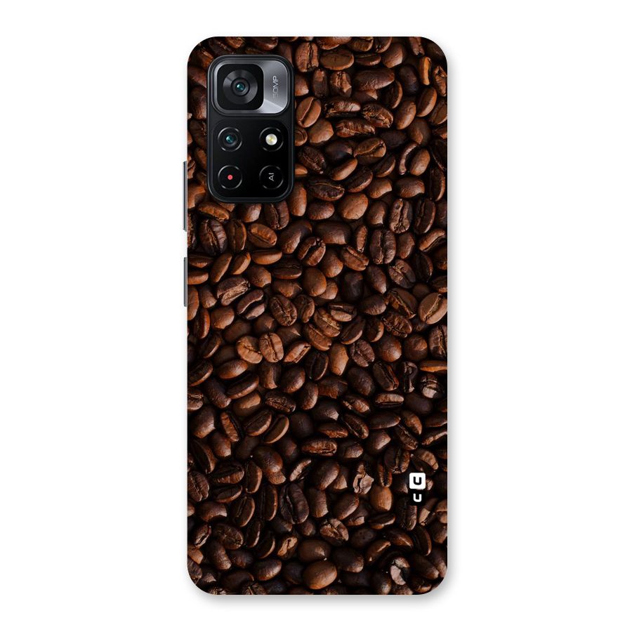 Coffee Beans Scattered Back Case for Poco M4 Pro 5G