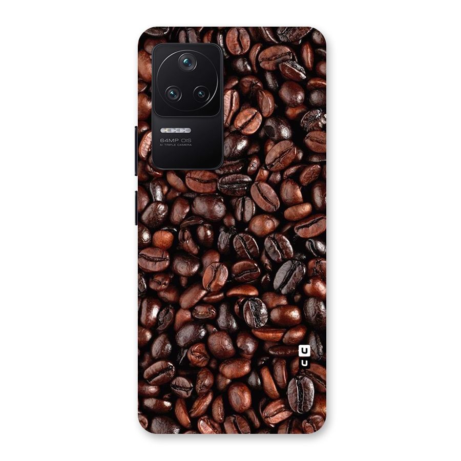 Coffee Beans Texture Back Case for Poco F4 5G
