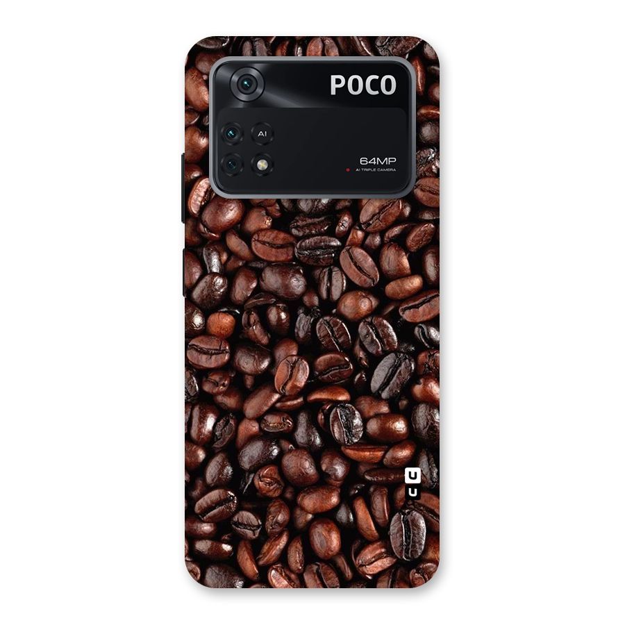 Coffee Beans Texture Back Case for Poco M4 Pro 4G