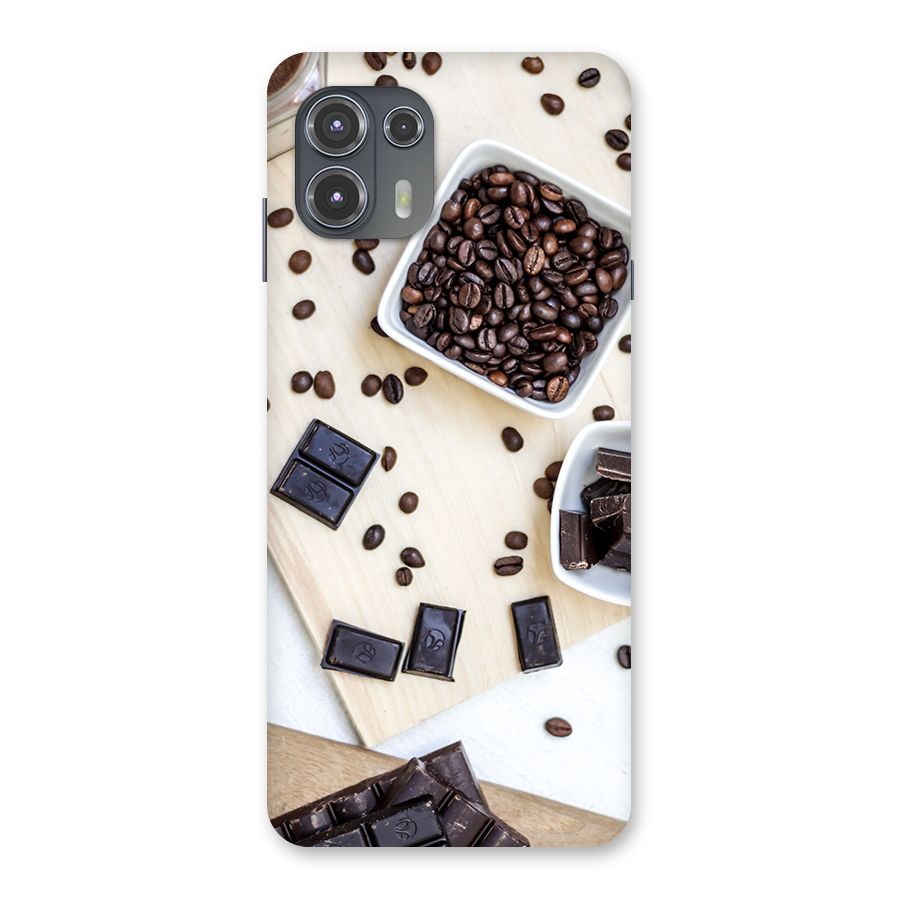 Coffee Beans and Chocolate Back Case for Motorola Edge 20 Fusion