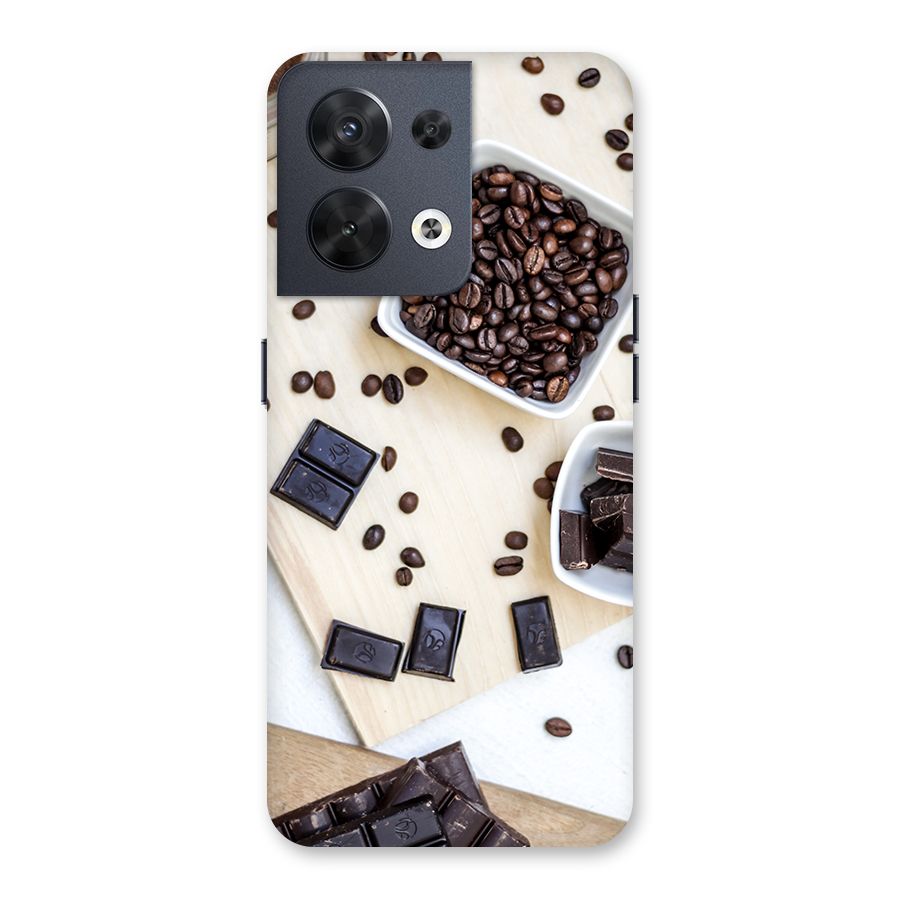 Coffee Beans and Chocolate Back Case for Oppo Reno8 5G