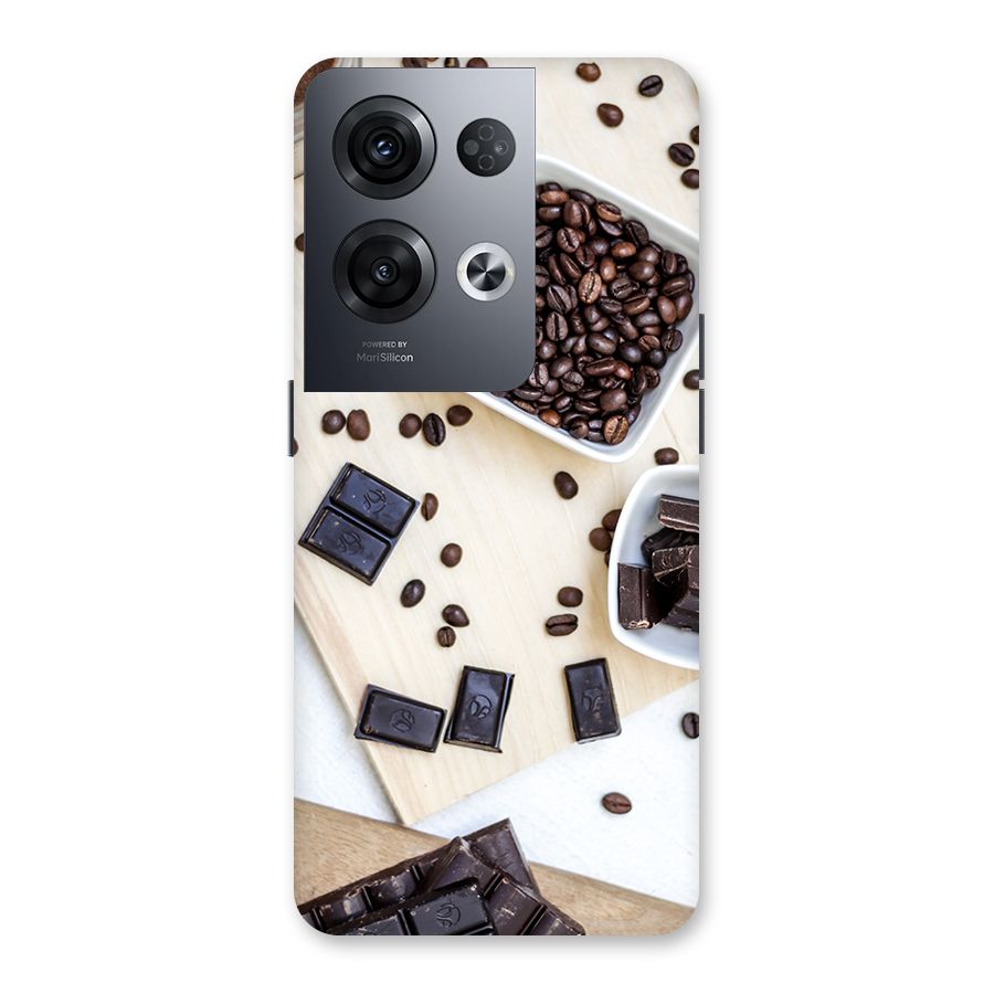 Coffee Beans and Chocolate Back Case for Oppo Reno8 Pro 5G