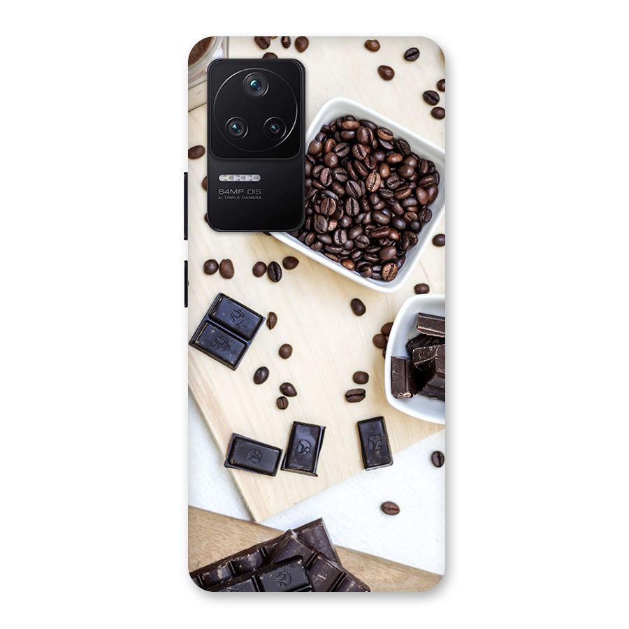 Coffee Beans and Chocolate Back Case for Poco F4 5G