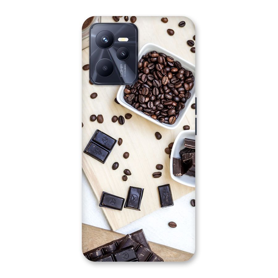 Coffee Beans and Chocolate Back Case for Realme C35