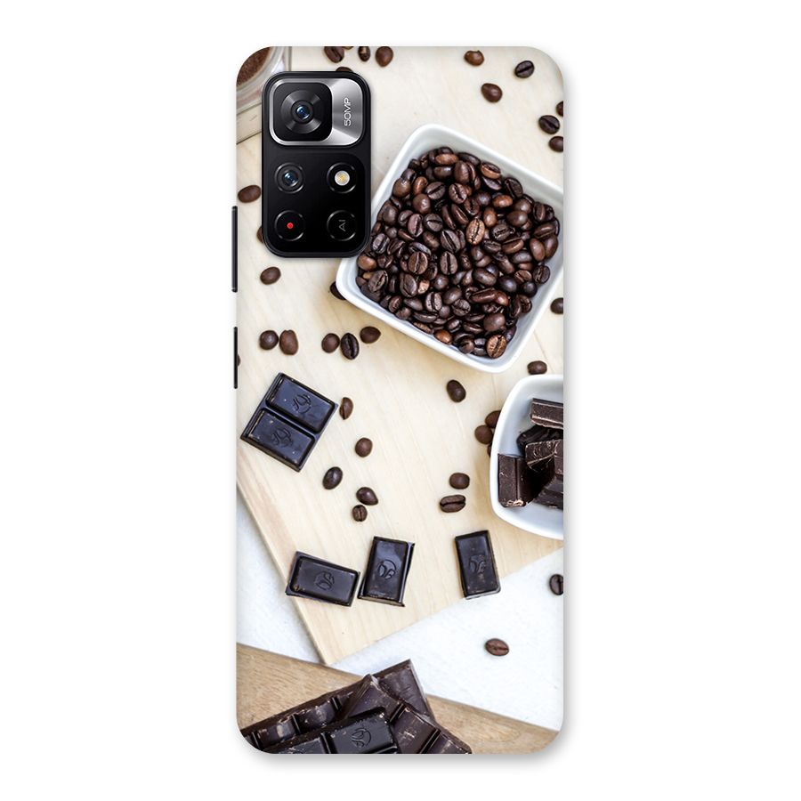Coffee Beans and Chocolate Back Case for Redmi Note 11T 5G