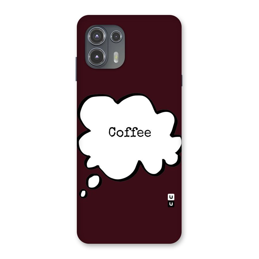 Coffee Bubble Back Case for Motorola Edge 20 Fusion