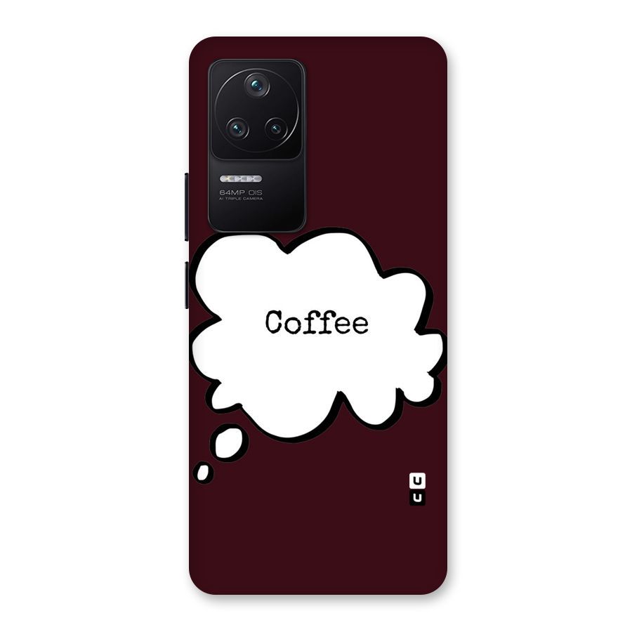 Coffee Bubble Back Case for Poco F4 5G