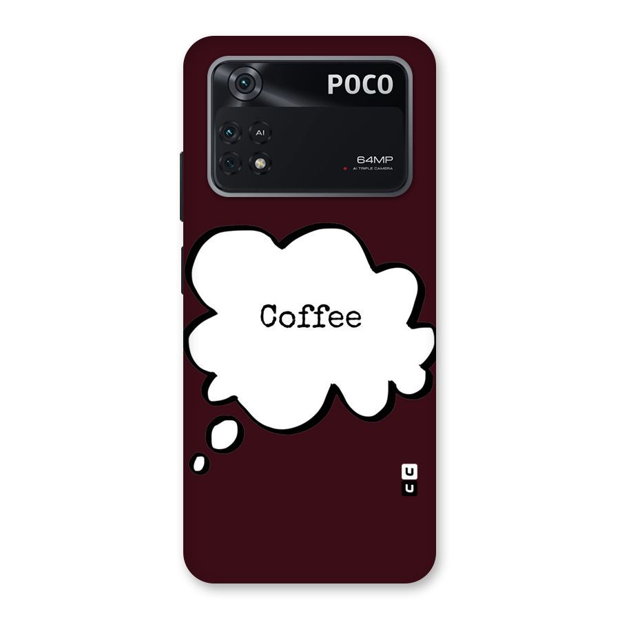 Coffee Bubble Back Case for Poco M4 Pro 4G