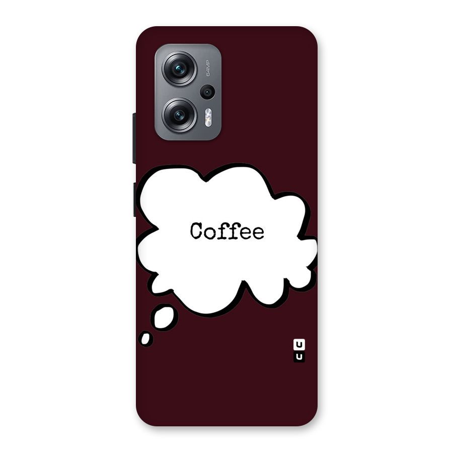 Coffee Bubble Back Case for Redmi K50i