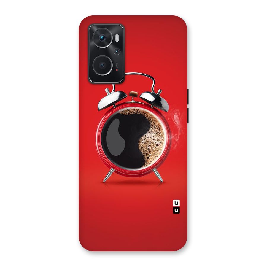 Coffee Clock Back Case for Oppo K10 4G