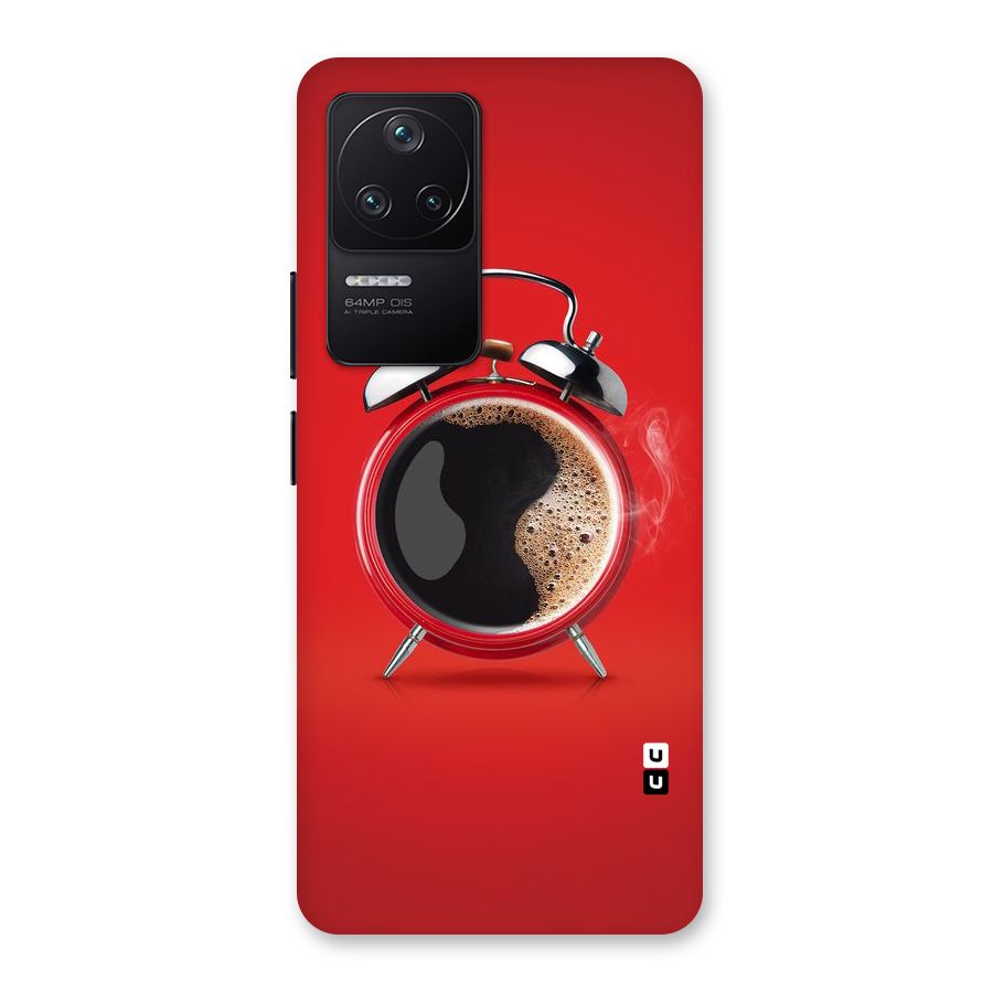 Coffee Clock Back Case for Poco F4 5G
