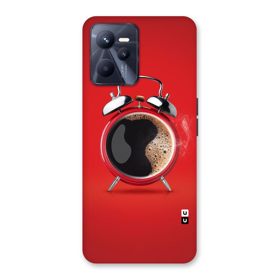 Coffee Clock Back Case for Realme C35