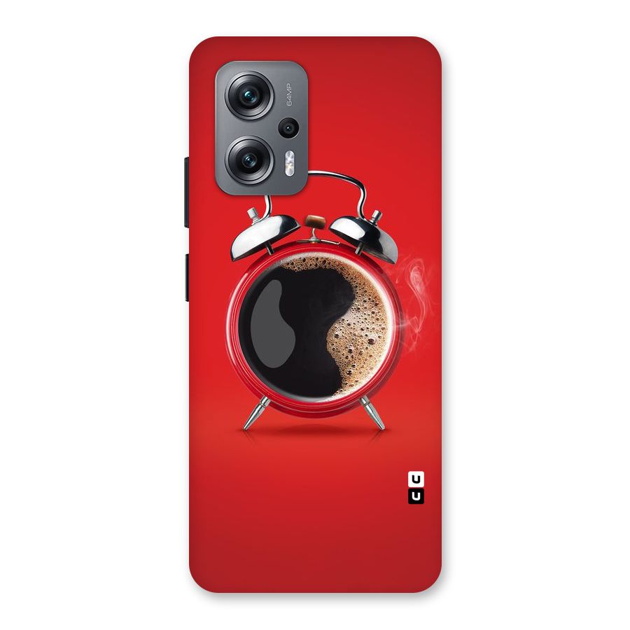 Coffee Clock Back Case for Redmi K50i