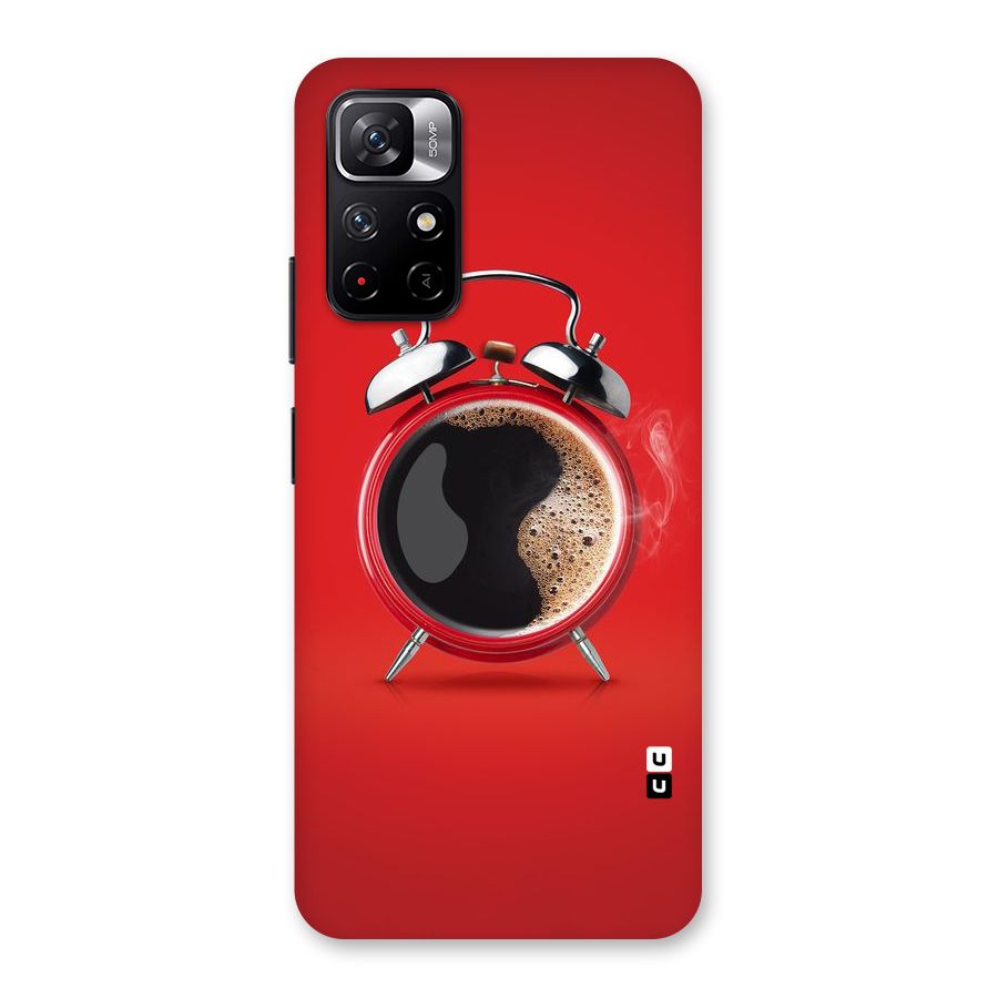 Coffee Clock Back Case for Redmi Note 11T 5G