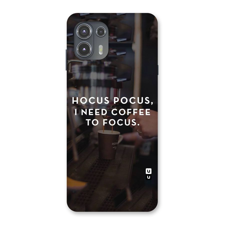 Coffee Focus Back Case for Motorola Edge 20 Fusion