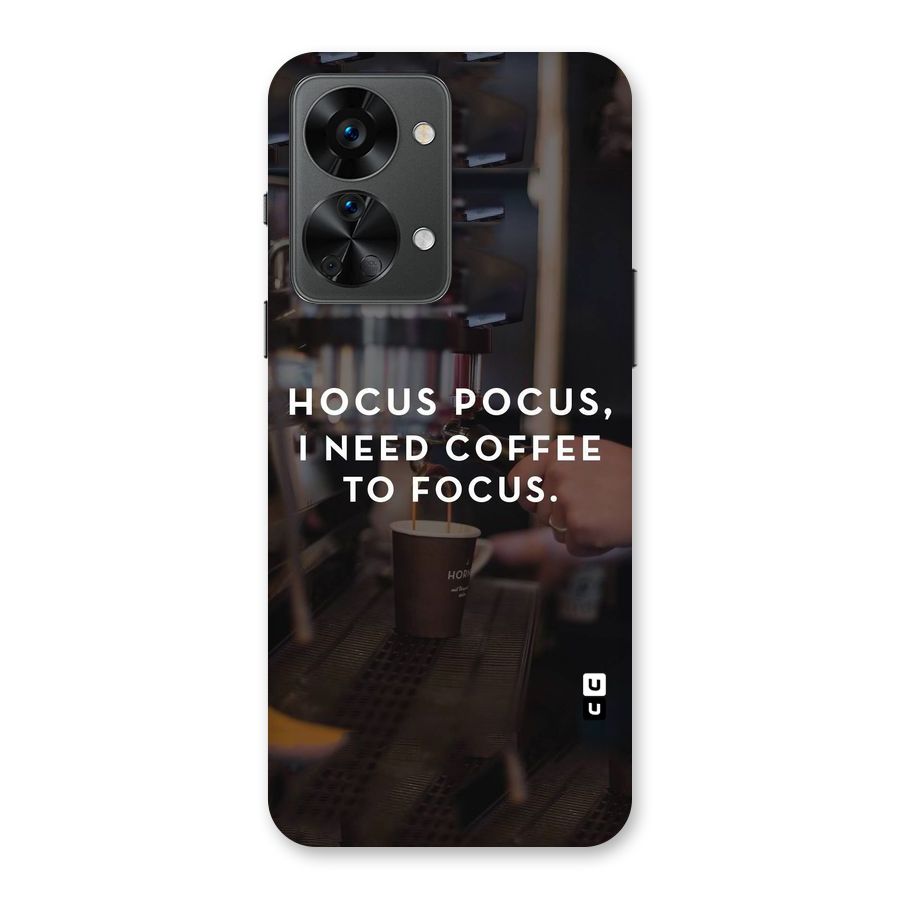 Coffee Focus Back Case for OnePlus Nord 2T