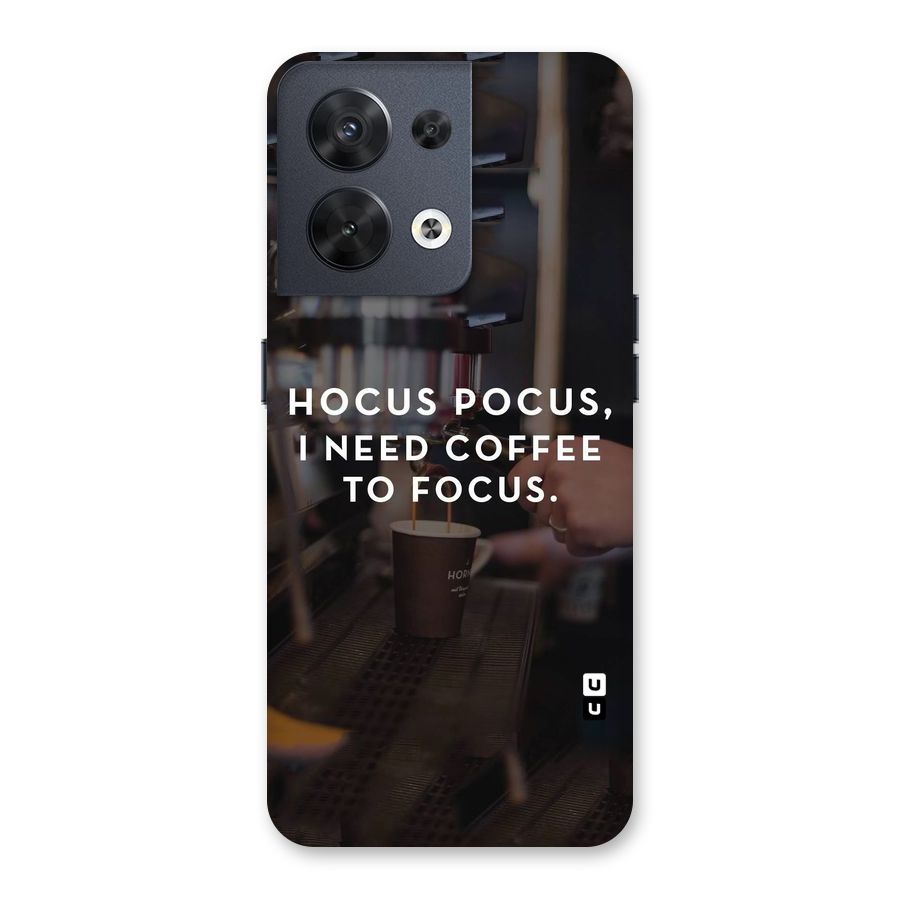 Coffee Focus Back Case for Oppo Reno8 5G